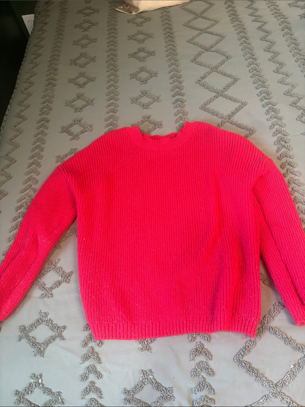 Women's Crewneck Sweater in red